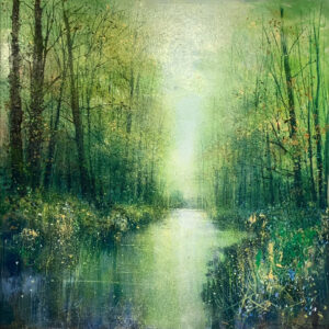 The Stour near Nayland 60x60cm