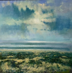 A break in the clouds Walberswick 60x60cm