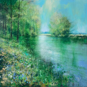 A Stour morning 100x100cm