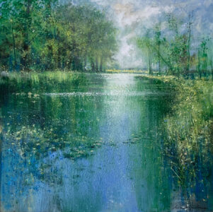 The Stour near Dedham 60x60cm